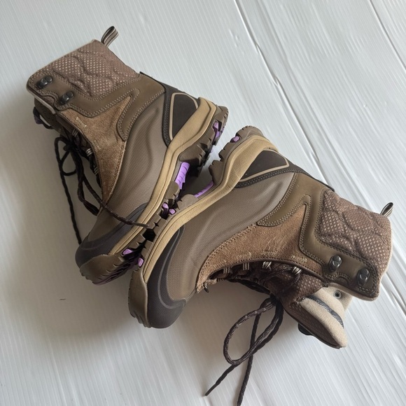 Columbia Bugaboot Brown and Purple Winter Boots - Picture 6 of 7